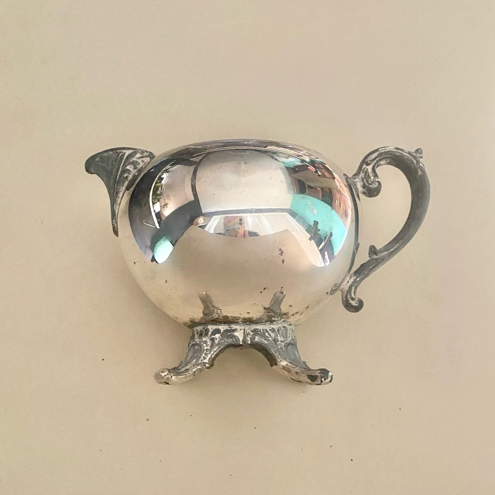 VTG Wm Rogers Silver Plate Creamer Dish